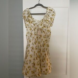 NWT Doen Sera Dress Silk Mini Dress Floral Medium